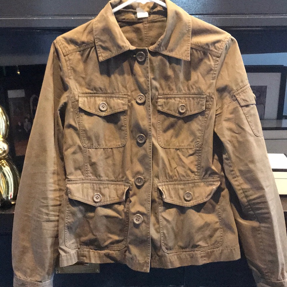 Light weight green Small J Crew jacket - Picture 3 of 4